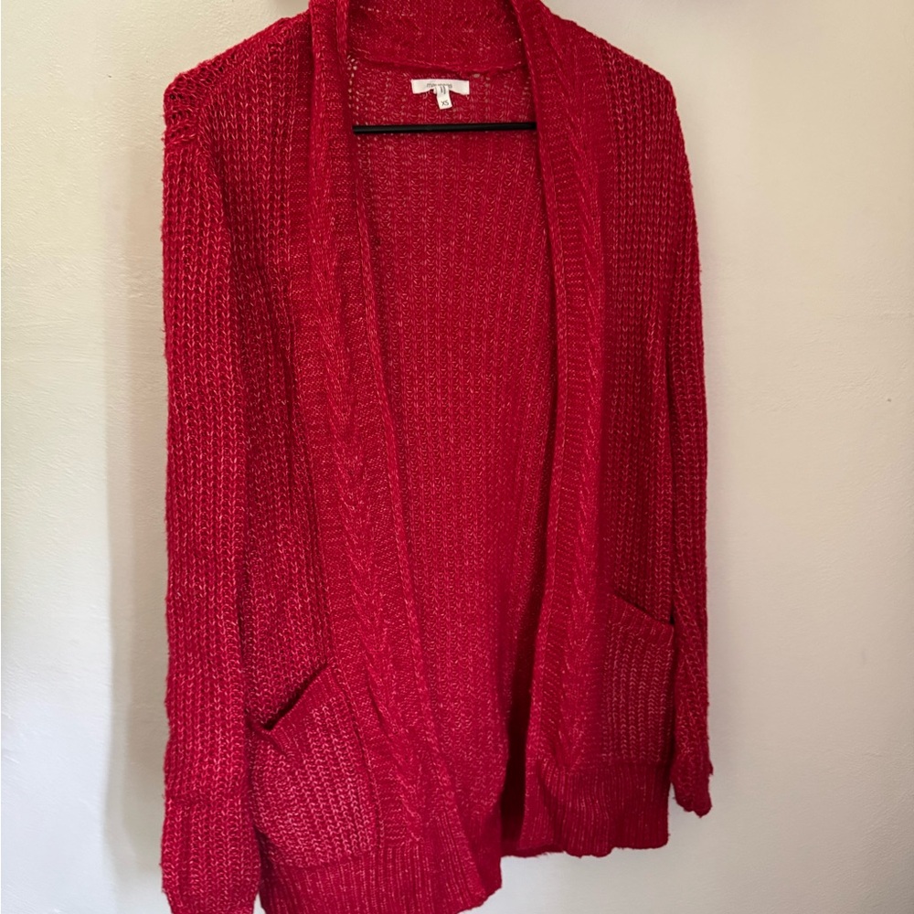 Maurices Vibrant Red Women's Cardigan